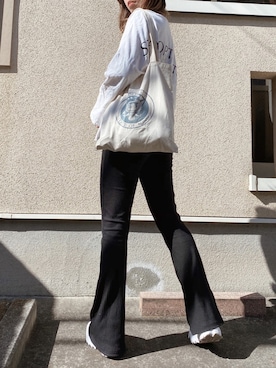 「FILA（フィラ）のアイテム」を使った、karenさん（レディース・156cm）の春コーディネート