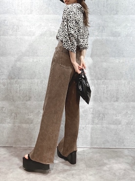 「EVRIS（エヴリス）のアイテム（パンツ）」を使った、karenさん（レディース・156cm）の夏コーディネート