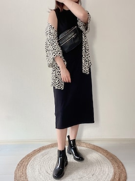 「EVRIS（エヴリス）のアイテム（ワンピース/ドレス）」を使った、karenさん（レディース・156cm）の夏コーディネート