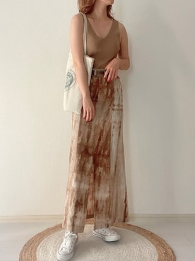 「STYLENANDA（スタイルナンダ）のアイテム」を使った、karenさん（レディース・156cm）の夏コーディネート