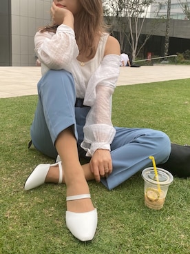 「EVRIS（エヴリス）のアイテム」を使った、karenさん（レディース・156cm）の秋コーディネート