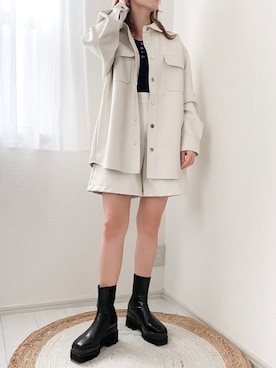 「STYLENANDA（スタイルナンダ）のアイテム」を使った、karenさん（レディース・156cm）の秋コーディネート