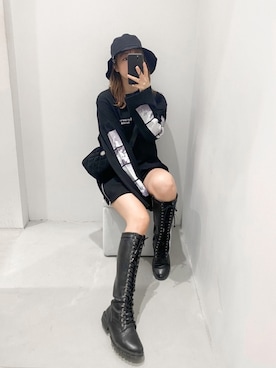 「EVRIS（エヴリス）のアイテム」を使った、karenさん（レディース・156cm）の秋コーディネート