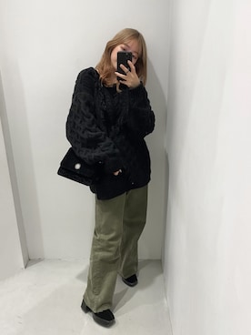 「EVRIS（エヴリス）のアイテム（バッグ）」を使った、karenさん（レディース・156cm）の秋コーディネート