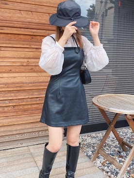 「DHOLIC（ディーホリック）のアイテム（バッグ）」を使った、karenさん（レディース・156cm）の冬コーディネート