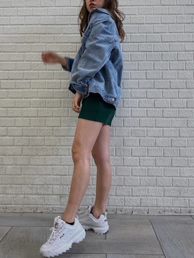 「EVRIS（エヴリス）のアイテム（ジャケット/アウター）」を使った、karenさん（レディース・156cm）の冬コーディネート