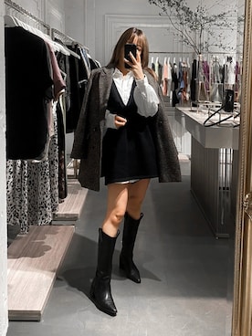 「Bershka（ベルシュカ）のアイテム」を使った、karenさん（レディース・156cm）の春コーディネート