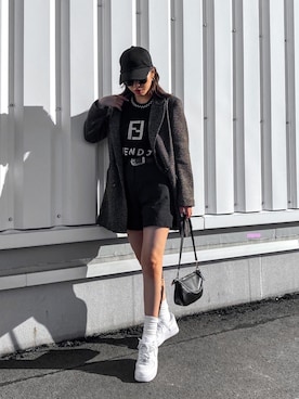 「DHOLIC（ディーホリック）のアイテム（パンツ）」を使った、karenさん（レディース・156cm）の春コーディネート