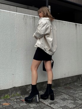 「ミニワンピ」｜karenさん（レディース・156cm）の春コーディネート