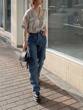 「EVRIS（エヴリス）のアイテム（バッグ）」を使った、karenさん（レディース・156cm）の夏コーディネート