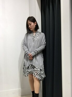 「ALLSAINTS（オールセインツ）のアイテム」を使った、Micheleさん（レディース・155cm）の秋コーディネート