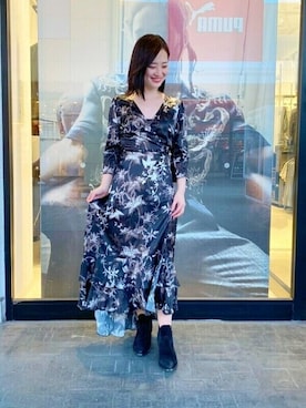 「ALLSAINTS（オールセインツ）のアイテム」を使った、Micheleさん（レディース・155cm）の秋コーディネート