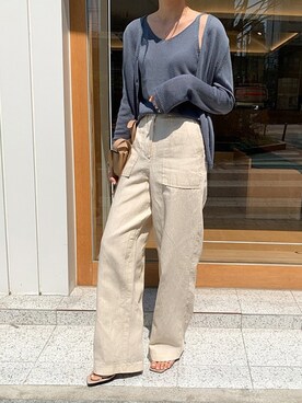 「アイテム（アンサンブル）」を使った、FRESHYさん（レディース・166cm）の春コーディネート