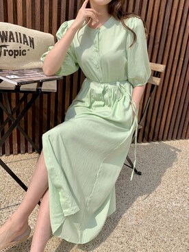 「FRESHY（フレッシー）のアイテム」を使った、FRESHYさん（レディース・163cm）の夏コーディネート