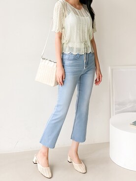 「FRESHY（フレッシー）のアイテム」を使った、FRESHYさん（レディース・164cm）の夏コーディネート