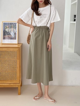 「FRESHY（フレッシー）のアイテム」を使った、FRESHYさん（レディース・163cm）の夏コーディネート