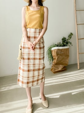 「FRESHY（フレッシー）のアイテム」を使った、FRESHYさん（レディース・165cm）の夏コーディネート