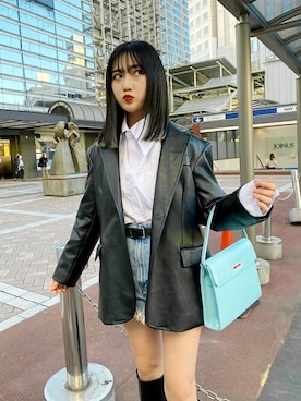 「アイテム（その他アウター）」を使った、FRESHYさん（レディース・163cm）の秋コーディネート