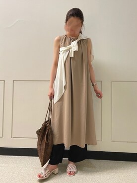 Grove グローブ のワンピース ベージュ系 を使った人気ファッションコーディネート Wear Grove グローブ のワンピース ベージュ系 を使った人気ファッションコーディネート Wear