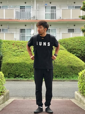 「UNIQLO（ユニクロ）のアイテム（スニーカー）」を使った、N i s s yさん（メンズ・172cm）の夏コーディネート