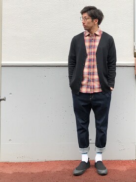 「UNIQLO（ユニクロ）のアイテム（スニーカー）」を使った、N i s s yさん（メンズ・172cm）の冬コーディネート
