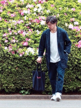 「UNIQLO（ユニクロ）のアイテム（デニムジャケット）」を使った、N i s s yさん（メンズ・172cm）の春コーディネート