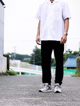 「ADEXE（アデクス）のアイテム」を使った、N i s s yさん（メンズ・172cm）の春コーディネート