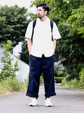 「FREAK'S STORE（フリークスストア）のアイテム（チノパンツ）」を使った、N i s s yさん（メンズ・172cm）の春コーディネート