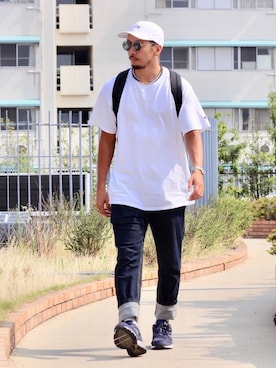 「UNITED ARROWS（ユナイテッドアローズ）のアイテム」を使った、N i s s yさん（メンズ・172cm）の夏コーディネート