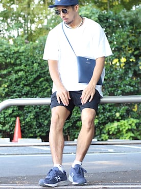 「ROKX（ロックス）のアイテム（パンツ）」を使った、N i s s yさん（メンズ・172cm）の夏コーディネート
