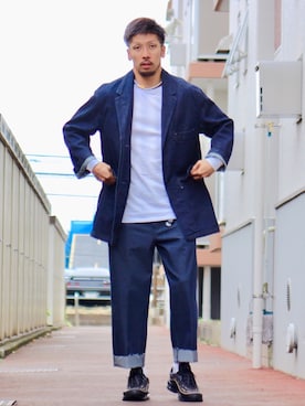 「UNIQLO（ユニクロ）のアイテム（デニムジャケット）」を使った、N i s s yさん（メンズ・172cm）の秋コーディネート