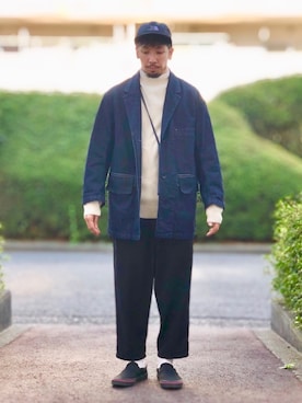 「UNIQLO（ユニクロ）のアイテム（デニムジャケット）」を使った、N i s s yさん（メンズ・172cm）の秋コーディネート