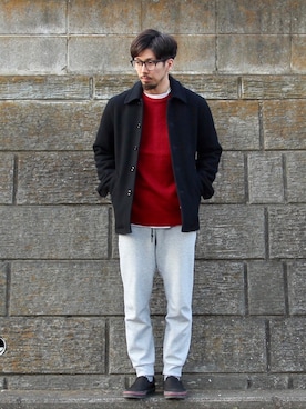 「Paul Smith（ポールスミス）のアイテム（ジャケット/アウター）」を使った、N i s s yさん（メンズ・172cm）の冬コーディネート