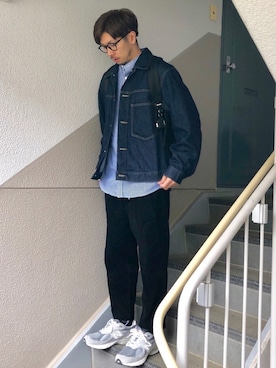 「UNIQLO（ユニクロ）のアイテム（デニムジャケット）」を使った、N i s s yさん（メンズ・172cm）の春コーディネート