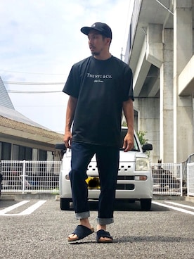 「68&brothers（シックスティエイトアンドブラザーズ）のアイテム」を使った、N i s s yさん（メンズ・173cm）の夏コーディネート