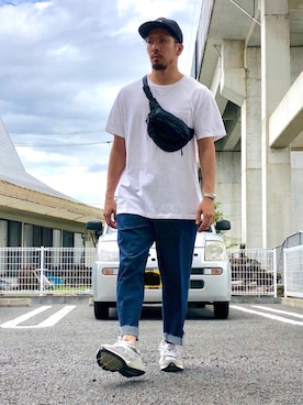 「FREAK'S STORE（フリークスストア）のアイテム（バッグ）」を使った、N i s s yさん（メンズ・173cm）の夏コーディネート