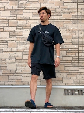 「ROKX（ロックス）のアイテム（パンツ）」を使った、N i s s yさん（メンズ・172cm）の夏コーディネート