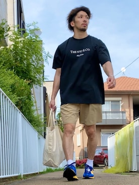 「68&brothers（シックスティエイトアンドブラザーズ）のアイテム」を使った、N i s s yさん（メンズ・172cm）の夏コーディネート