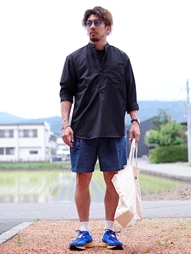 「TIMEX（タイメックス）のアイテム（腕時計）」を使った、N i s s yさん（メンズ・172cm）の夏コーディネート