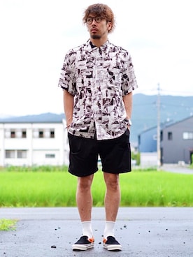 「jiggys shop（ジギーズショップ）のアイテム」を使った、N i s s yさん（メンズ・172cm）の夏コーディネート