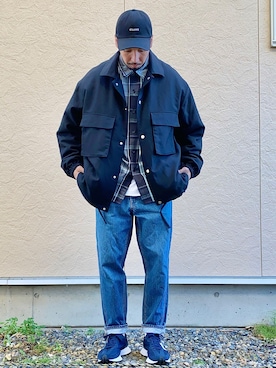 「アイテム（ブルゾン）」を使った、N i s s yさん（メンズ・172cm・30代）の秋コーディネート