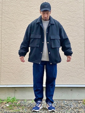 「アイテム（ブルゾン）」を使った、N i s s yさん（メンズ・172cm・30代）の冬コーディネート