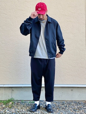 「アイテム（ブルゾン）」を使った、N i s s yさん（メンズ・172cm・30代）の冬コーディネート