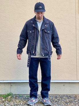 「Levi's RED（リーバイスレッド）のアイテム」を使った、N i s s yさん（メンズ・172cm）の冬コーディネート