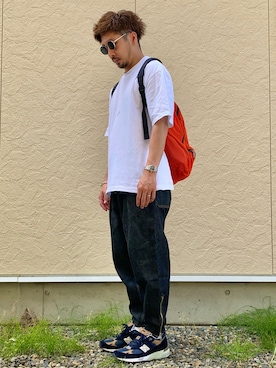 「NEWBALANCE」｜「アイテム（腕時計）」を使った、N i s s yさん（メンズ・172cm）の夏コーディネート