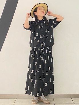 「キュロット」｜「アイテム（パンプス）」を使った、yoshidaさん（レディース・155cm）の春コーディネート
