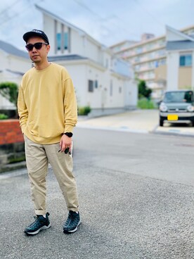 「improves（インプローブス）のアイテム（スウェット）」を使った、oreyjさん（メンズ・179cm）の秋コーディネート