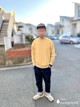 「improves（インプローブス）のアイテム（スウェット）」を使った、oreyjさん（メンズ・179cm）の冬コーディネート