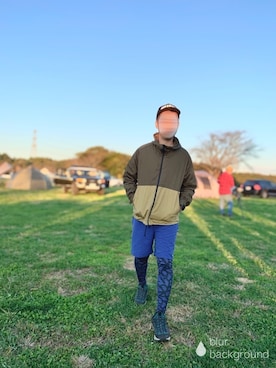 「ワークマン」｜「アイテム（マウンテンパーカー）」を使った、oreyjさん（メンズ・179cm）の秋コーディネート