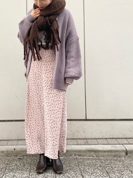 nishiさん（レディース・155cm）の冬コーディネート